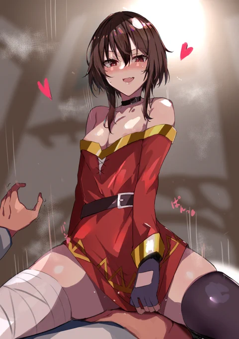 めぐみんが起こしてくれる絵です 