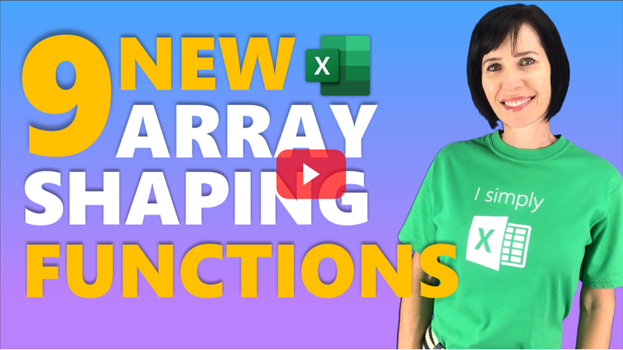 OnlineTrainingH's tweet photo. 9 super exciting NEW #Excel functions for shaping arrays: https://t.co/Xv98FuLQ9g #MicrosoftAmbassador #exceltips #exceltricks #excel_learning https://t.co/ahUFWlFQUZ