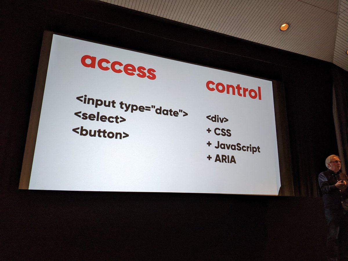 JoshTumath's tweet photo. No point reinventing the wheel with a custom form input made using divs... Or is it? It depends on your design principles? The under-engineered solution is usually best, but sometimes these things can be hard to style or customise. @adactio @webdevconf https://t.co/347OiMvhrG