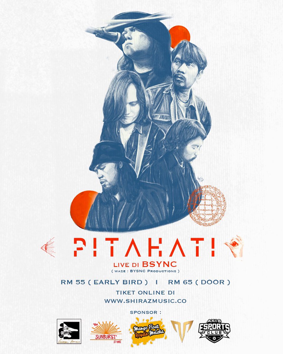 Pitahati's tweet photo. Buat Para Hati seluruh ibukota. Kami akan berpanggung di BSYNC Kuala Lumpur pada 29 Oktober ini jam 8.30pm. Kalian ingin mendengarkan lagu-lagu terbaru kami? Talian tiket kini dibuka. Dapatkan tiket anda di https://t.co/LoCVZMb51i #Pitahati #Live #BSYNC https://t.co/oLatgKwyC1