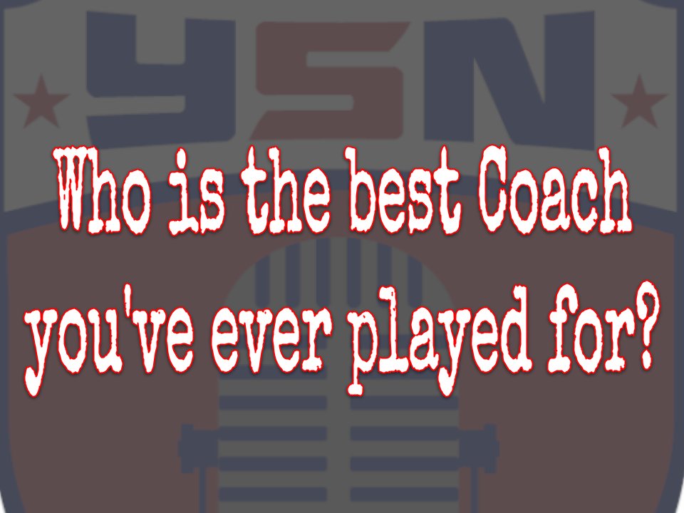 Happy National Coach's Day!

QOTD: Who is the best Coach you've ever played for?

Shout them out in the comments!