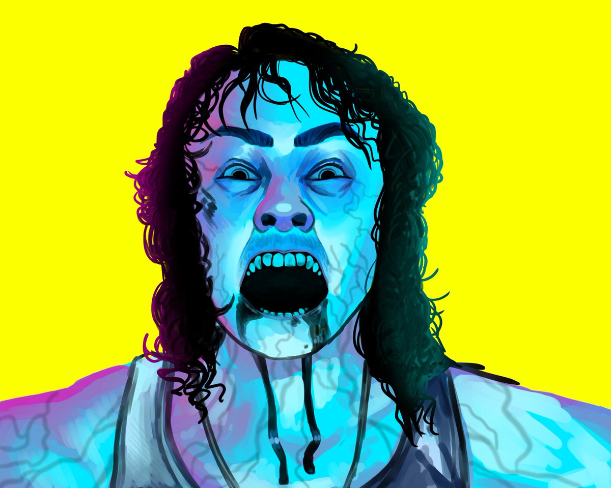 bopsterlobster's tweet photo. Drawing a prompt everyday of October day 6: "VEINS"
Oh brother this guy STINKS
#strangerthingsbilly #strangerthings #billyhargrove #bopshorrorart #lobstober2022 #octoberartchallenge https://t.co/4dlEpUbnoW