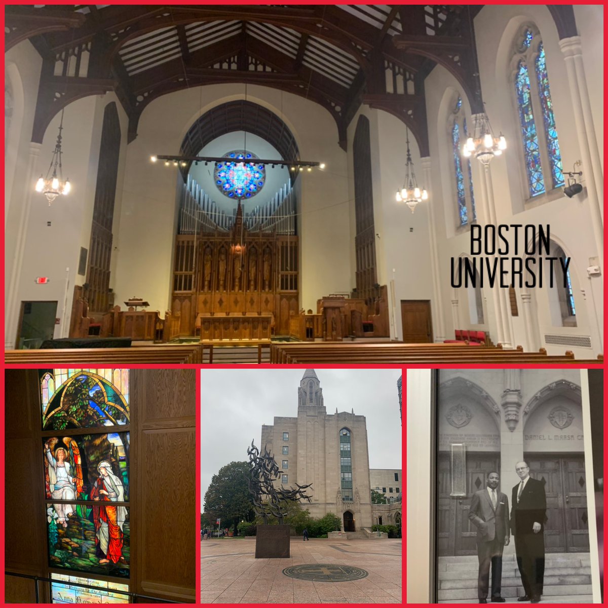 EmmCeeCurdy's tweet photo. Yesterday, my adventure was a tour of Boston University with my friend who just happens to be a @BUTheology alumni. Today #FlatBlueRaider went on an adventure (by train) to @Harvard. https://t.co/oZskwS8x4n