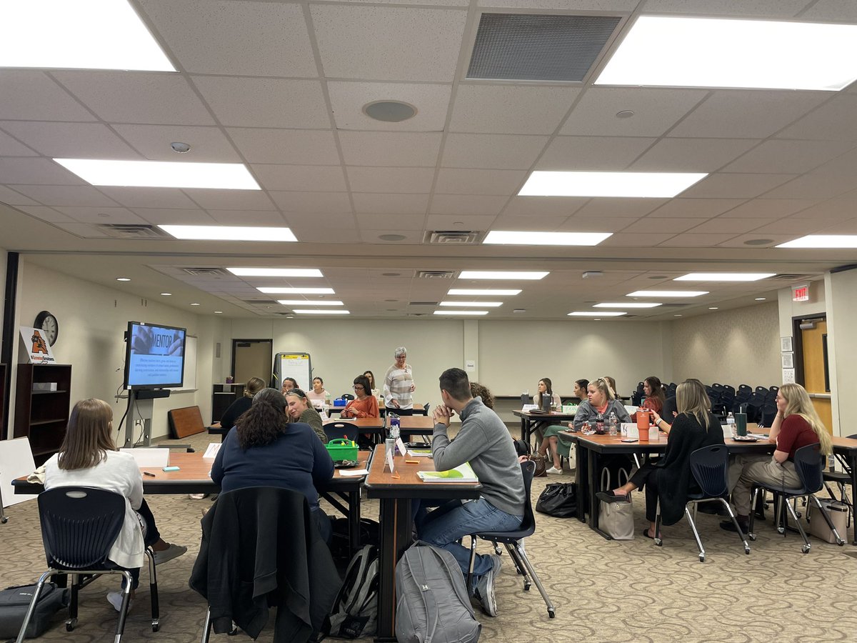 Watching <a href="/Lynn4Aledo/">Lynn McKinney</a> in action supporting our new to the profession teachers on how to work with a mentor.  So blessed to work alongside her and learn from her daily. <a href="/AledoISD/">Aledo ISD</a>