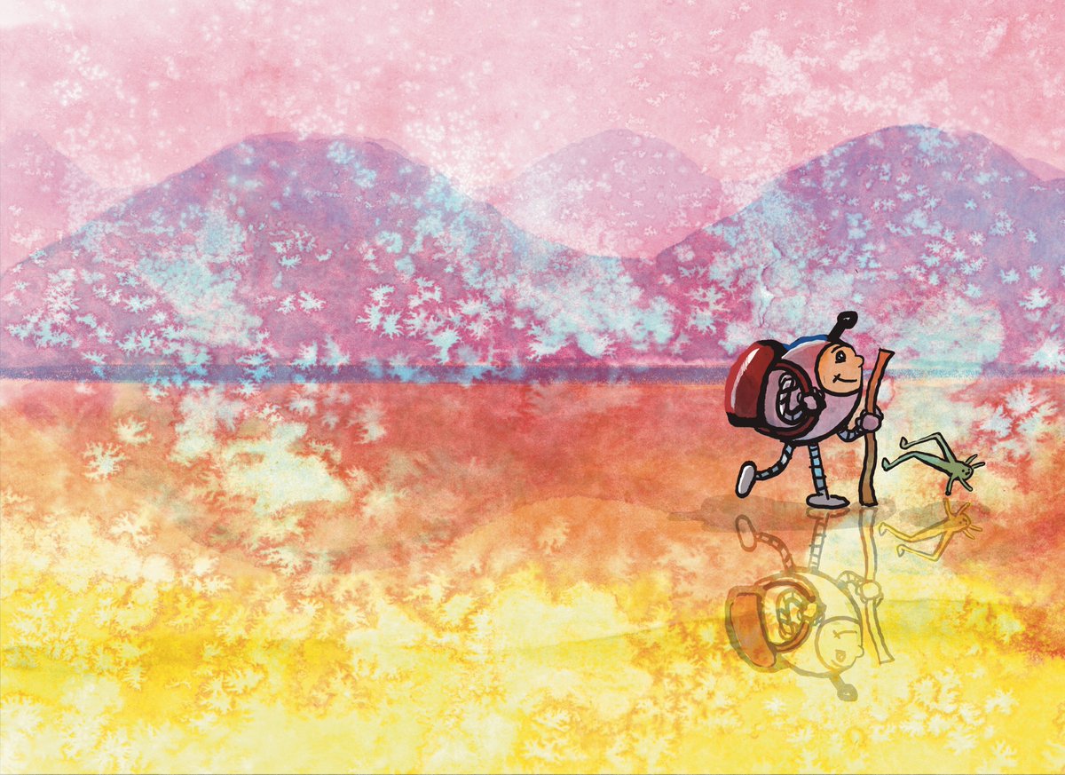Bot Boi, who is part boy and mostly machine, roughs it in the great outdoors on the way to a summer camp on a remote wilderness planet.  A glitch becomes the very feature he needs to become a hero and live out an adventure beyond his imagination. #KitLitGN #HY #MG #AD