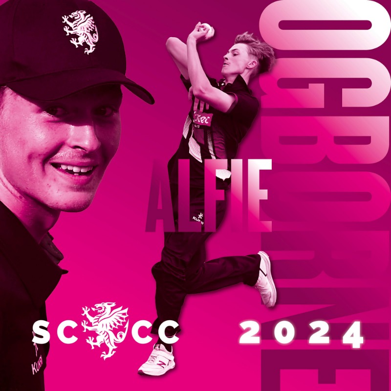 SomersetCCC's tweet photo. 𝙊𝙂𝘽𝙊𝙍𝙉𝙀  2️⃣0️⃣2️⃣4️⃣ 

Alfie Ogborne has signed his first professional contract with Somerset County Cricket Club.

#WeAreSomerset
#Ogborne2024