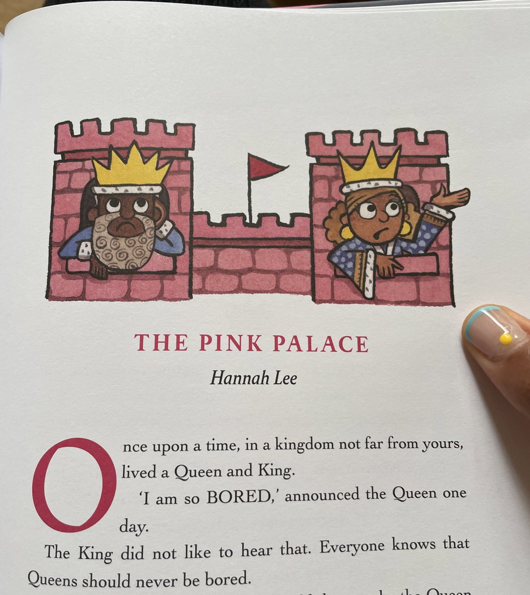 hannahleewrites's tweet photo. The Faber Book Of Bedtime Stories is out TODAY!🥳Excited for everyone to read these stunning stories beautifully illustrated by @jabberworks The line “The Queen and King lowered the rent for all of the residents in the kingdom” got a massive cheer when read at #CBIConf22 😂 https://t.co/hzU9WllD2m