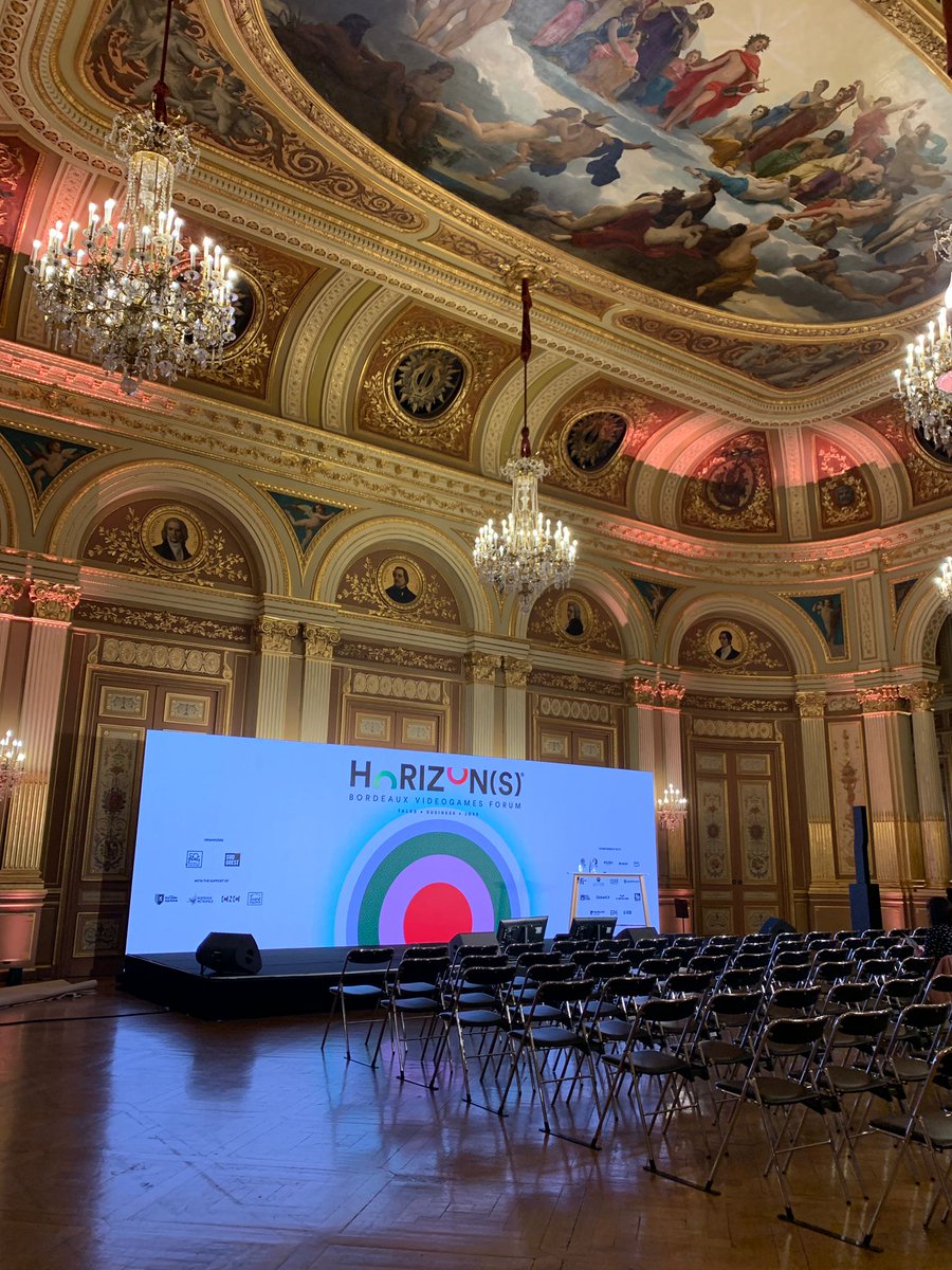 GenbaDigital's tweet photo. Retail Vs. Digital: What are the opportunities? Our Senior Commercial Manager Megan Garrett shared her games distribution insight on this panel at @horizons_forum this afternoon👏 What a location to speak at👌@operadebordeaux

#videogames #retail #gamedistribution #gamesindustry https://t.co/5da4V4fSlz