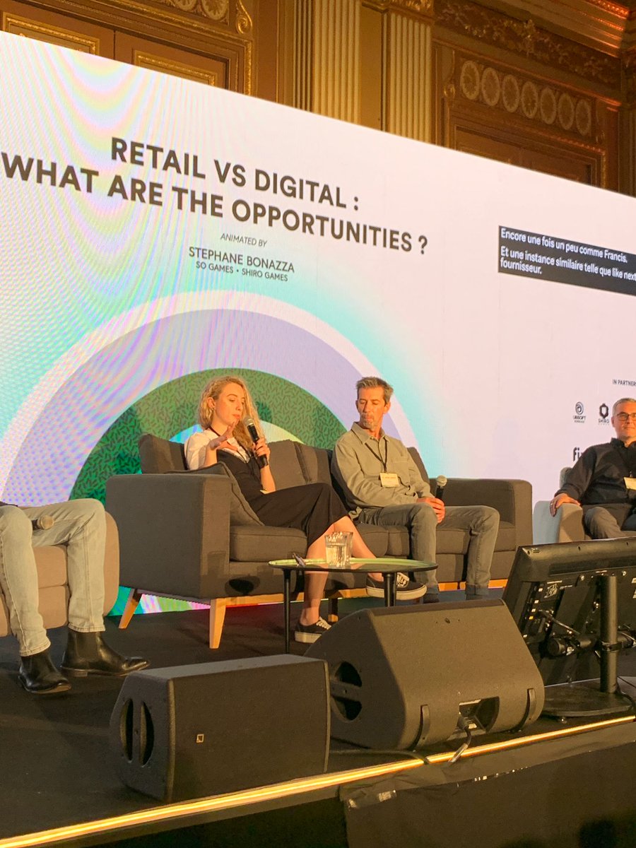 Retail Vs. Digital: What are the opportunities? Our Senior Commercial Manager Megan Garrett shared her games distribution insight on this panel at <a href="/horizons_forum/">Horizon(s) Bordeaux Videogames Forum</a> this afternoon👏 What a location to speak at👌<a href="/operadebordeaux/">Opéra de Bordeaux</a>

#videogames #retail #gamedistribution #gamesindustry