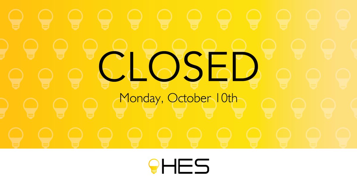 The Hopkinsville Electric System office will be closed Monday, October 10th in observance of Columbus Day.

Bill payments may still be made at hop-electric.com or by calling 270-887-4200 and using our automated payment system.