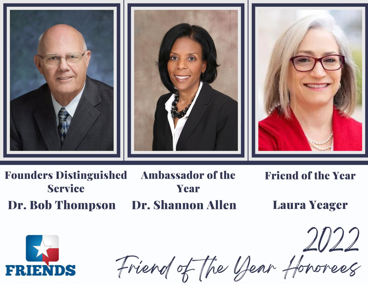 Join us at the Friend of the Year to celebrate the 2022 honorees, Dr. Bob Thompson, Dr. Shannon Allen, and Laura Yeager. - mailchi.mp/fotps/join-us-…