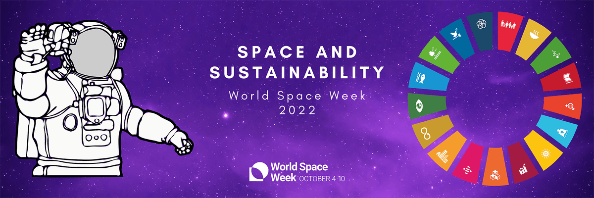 AACClydeSpace's tweet photo. It's #WorldSpaceWeek and we're celebrating 'Space and Sustainability'. 

Space Data helps us all to live more sustainably and here's how: https://t.co/UMvcXYrs60 

#WSW2022 #MakingSpaceForOurFuture #spaceisawesome #SpaceData #Sustainability https://t.co/GXg5ZsRGX2