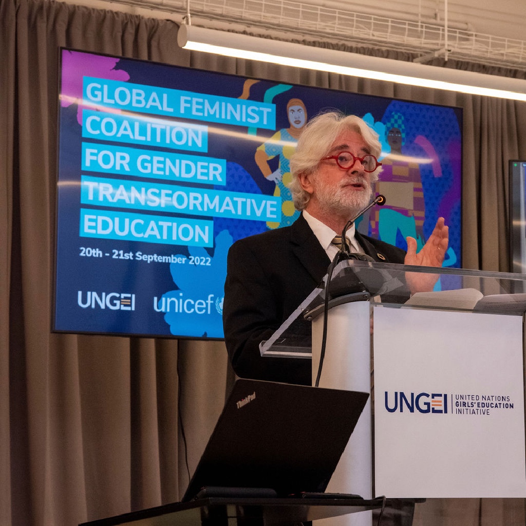 UNGEI's tweet photo. "Patriarchy is so engrained in our culture, so hardwired in our brains that when we attempt even the slightest transformation of education in order to redress the imbalance in these rights... it scares some people." - @leogarnier 

🚨Read more here: https://t.co/uAiCNTcYuY https://t.co/j2FK2hGJpE