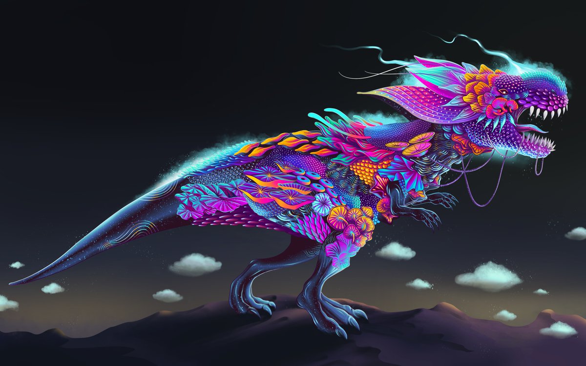 Hi All, Finnaly New Drop⚡️👇
“REX” Dinosaur series #1
for sale on <a href="/foundation/">Foundation 🌐</a>! 🌐

Bid here:
🔗foundation.app/@Lutfimy/sky-7… 

Your Support is very Appreciated