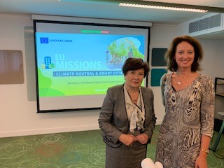 Really excited to have met the new Mission Board of #MissionCities Look forward to working together on delivering 100 climate-neutral &amp; smart cities by 2030 #EUMissions 
➡️europa.eu/!PXhh4c