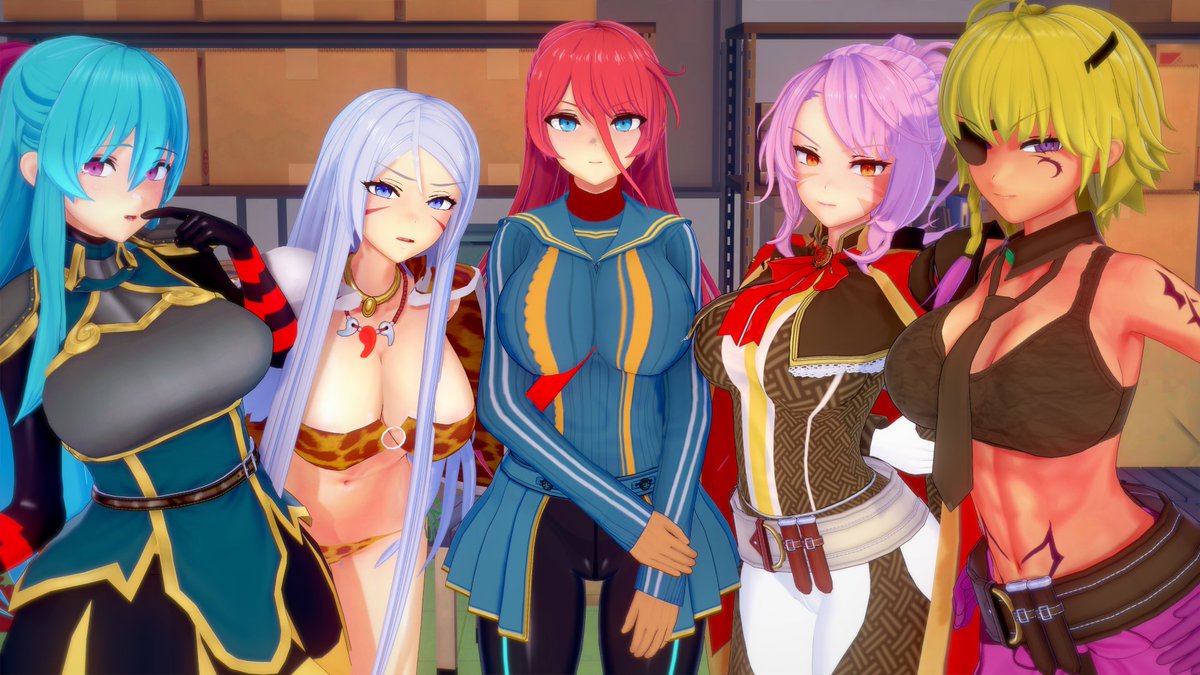 お題:「混乱」状態で服を脱ぎ出すキューティバイオレンスナンバー5 +α
https://t.co/ej3qLg0ki2 