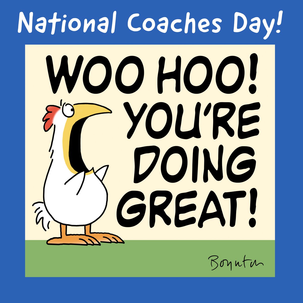 A great coach is a wonderful thing. Take a moment to thank a coach—and/or that always-on-your-side person in your life. #NationalCoachesDay