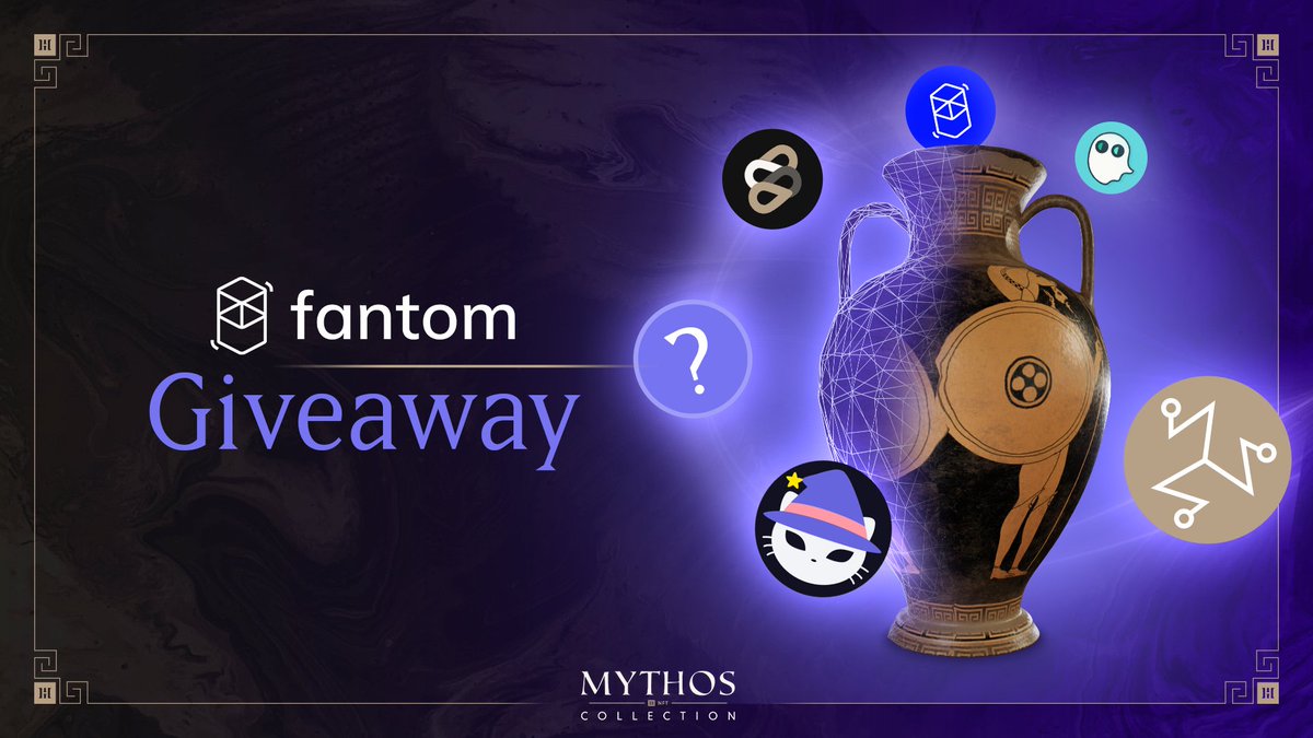 Mythos_HEC's tweet photo. The #Fantom #Giveaway
The #Fantom #Giveaway will have an important role in the #MythosCollection.
In the thread below, find out
👉 What is the #Fantom #Giveaway?
👉 What will be the prizes of the #Fantom #Giveaway?
👉 Who can participate in the #Fantom #Giveaway?
🧵👇 https://t.co/POdfR8CIQV
