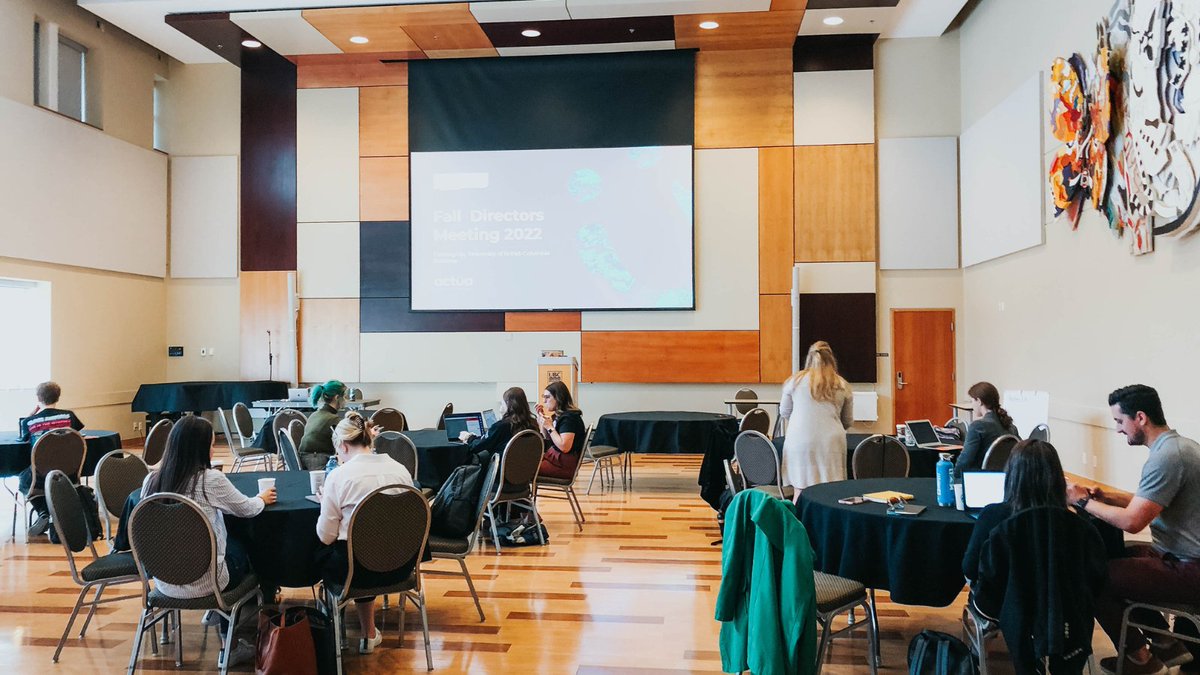 Last week, we gathered in Kelowna, BC for our Fall Directors’ Meeting. 31 delegates from our national network took part in engaging discussions about our programs and improving #STEM spaces for youth.
 
A special thank you to <a href="/GeeringUp/">UBC Geering Up Engineering Outreach (on hiatus)</a>, <a href="/UBC/">University of British Columbia</a> and <a href="/ubcokanagan/">UBC Okanagan</a> for hosting us!