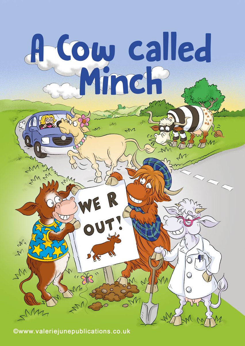 My new childrens book out for Christmas 2022 is "A Cow called Minch". Join Minch and his friends on their adventures this Christmas.

I will keep you posted on the release date.

Very best wishes.
Valerie x