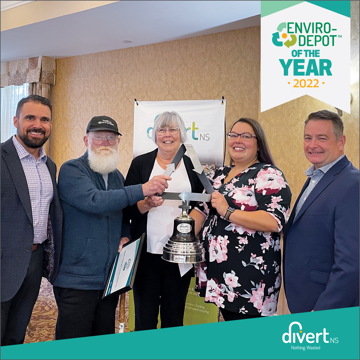 Divert NS is proud to celebrate this year’s 2022 Large Depot of the Year Award winner, Paper Chase Bottle Exchange Ltd.! Thank you for going the extra mile to make recycling a positive experience for everyone.