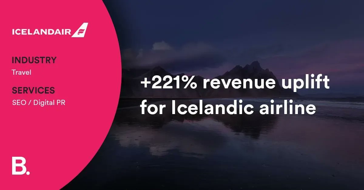 Our latest case study details the revenue uplift we were able to generate for an airline through the global travel ban - a testament to daring to be different and marketing through uncertainty buff.ly/3CD9lr7 <a href="/Icelandair/">Icelandair</a> #travel #SEO #DigitalPR