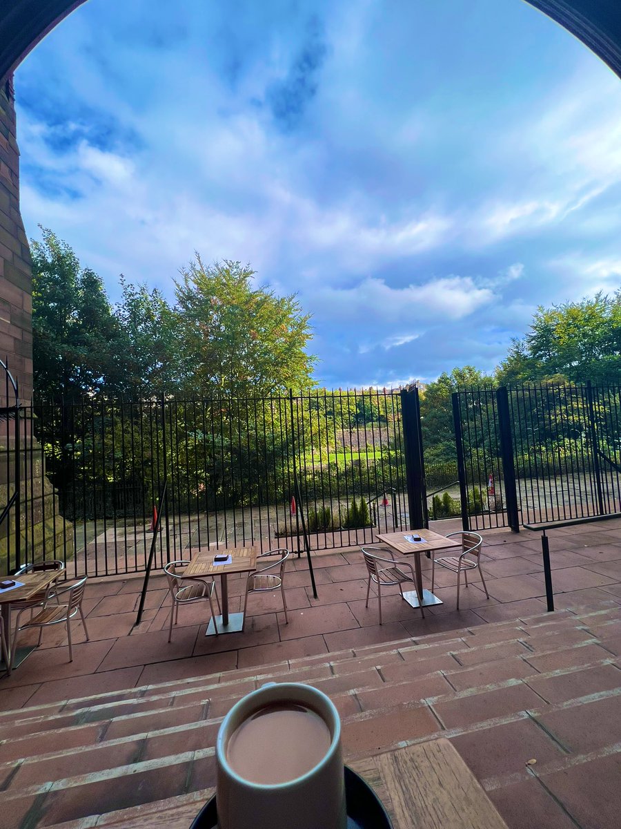 A cuppa with a view 😊 <a href="/LivCathedral/">Liverpool Cathedral</a> <a href="/LivCathEat/">The Welsford Bistro</a> ☕️