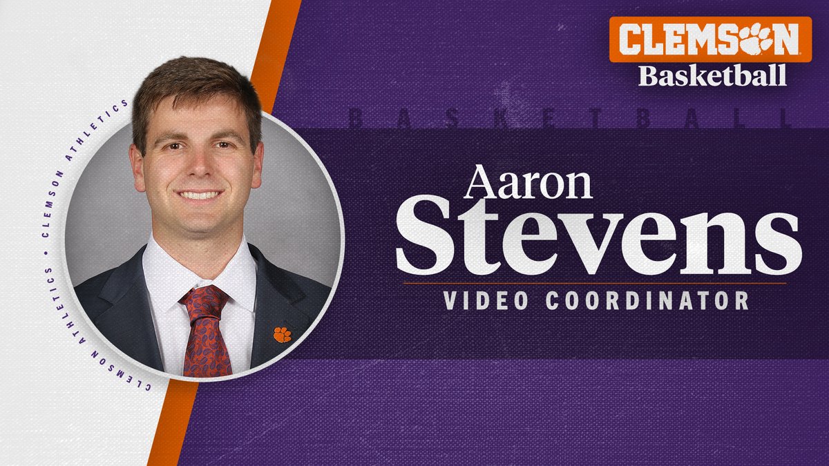 Welcome (back) Aaron Stevens!

Aaron has previously served as an undergraduate manager and graduate assistant and now returns as our new video coordinator beginning this season!

#ClemsonGRIT