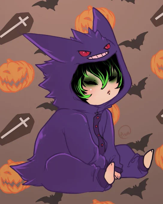  Revisiting my Spooky Pokémon Kigus                     • 2022 vs 2016 • 