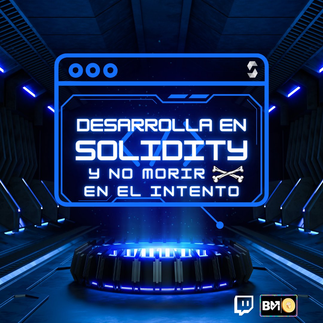 Beermoney_Bot's tweet image. Nos acompañara hoy a las 7pm VE @KevinNegocios y @FelixGarciaDev para hablar toda la verdad sobre Solidity.
No te lo pierdas! #BotDeveloper #BlockchainDeveloper