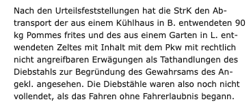 weggefallen's tweet photo. 90kg gefrorene Pommes klauen. Kennt man ja.

[NJW 1981, 997]
#JuraFund https://t.co/blxX1ggp5C