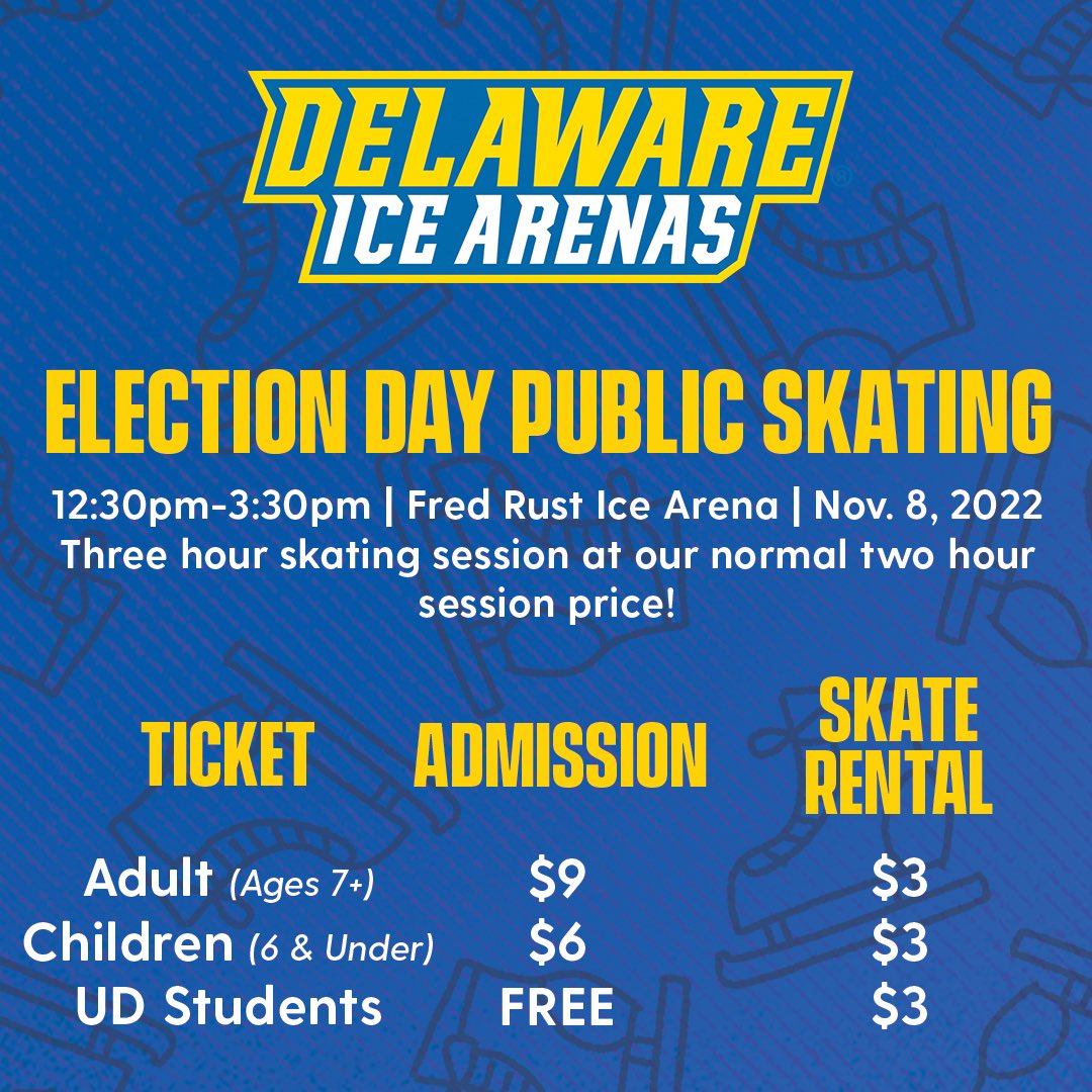 Join us November 8 12:30-3:30pm for public skating!
