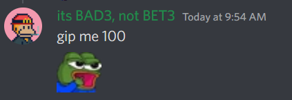 Love the discord name from one of our most active holders. If you aint got FUD, youre doin something wrong 😂😂