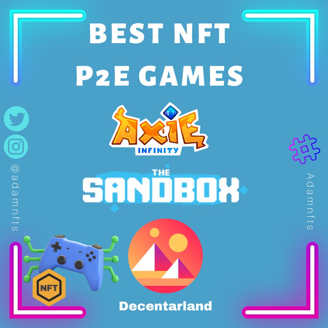 Best Nft Play 2 earn games.

#nfts #nft #Adamnfts #nftgames #axieinfinity #sandbox #mana #decenterland #polygon #abstractart #nonfungibletokens #meta #cryptopunks #investingindreams #digitalgames #metaversegame #NFTFam #NFTCommmunity #nftbeats #nftcollectors 

@webthree