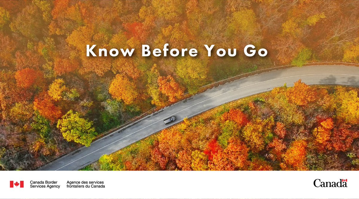 For a smoother border crossing experience this #Thanksgiving long weekend, be informed and #KnowBeforeYouGo. Learn more : ow.ly/VfOn50L1bza