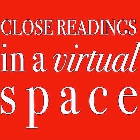 CLOSE READINGS IN A VIRTUAL SPACE — 1 Week From Today!

WENDY XU leads a reading and thinking-through of a poem by Bei Dao

Free Registration: tinyurl.com/wbw5dmds
