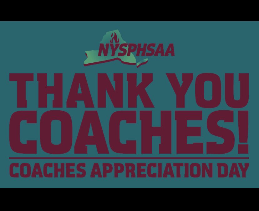 CoachTaylorD's tweet image. To all the coaches who give their time, energy, and compassion to our athletes; thank you!  #nysphsaacoachesappreciationday