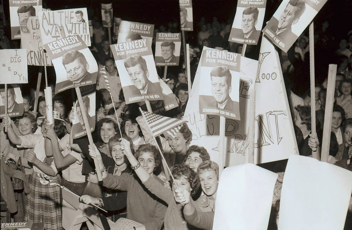 Robert Kennedy spoke on the #SLU quad #OTD in 1960, at a campaign event for his brother John F. Kennedy.