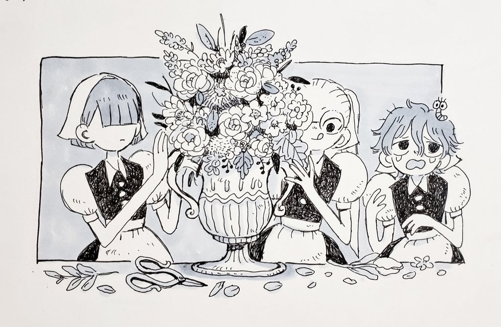 Day6
「お庭のお花を使って」 