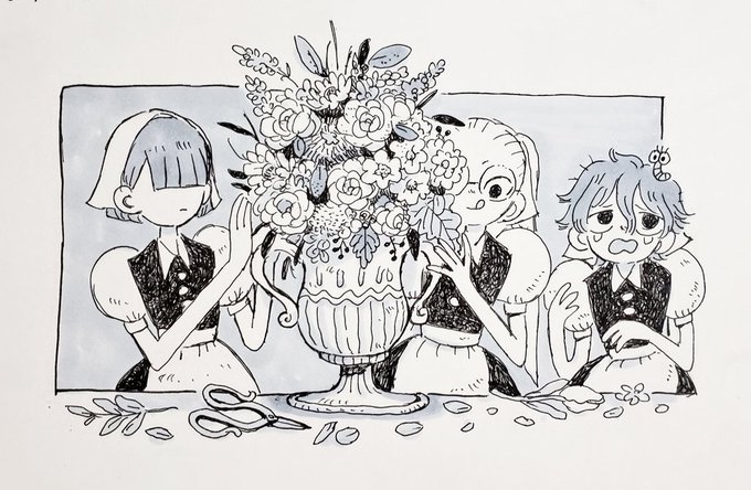 Day6
「お庭のお花を使って」 