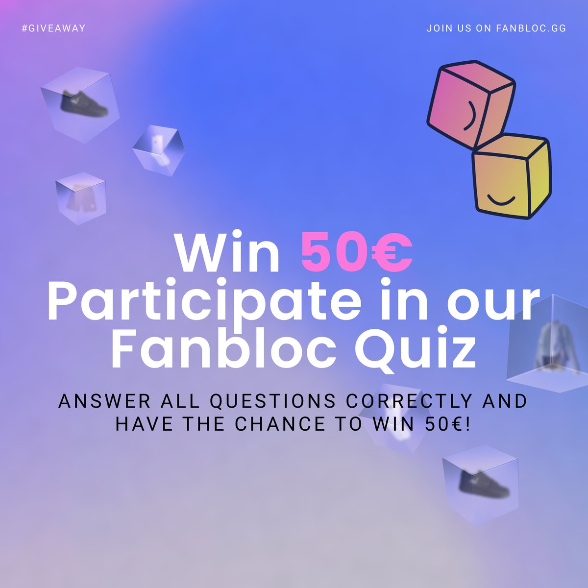 Fanbloc's tweet photo. It is giveaway time!

Take part in our quiz and have the chance to win 50€!

If you cannot answer all questions right away, you might find them in our FAQs.

Take part now:
https://t.co/z4YQjERSsb https://t.co/Tz0zWZeBPj