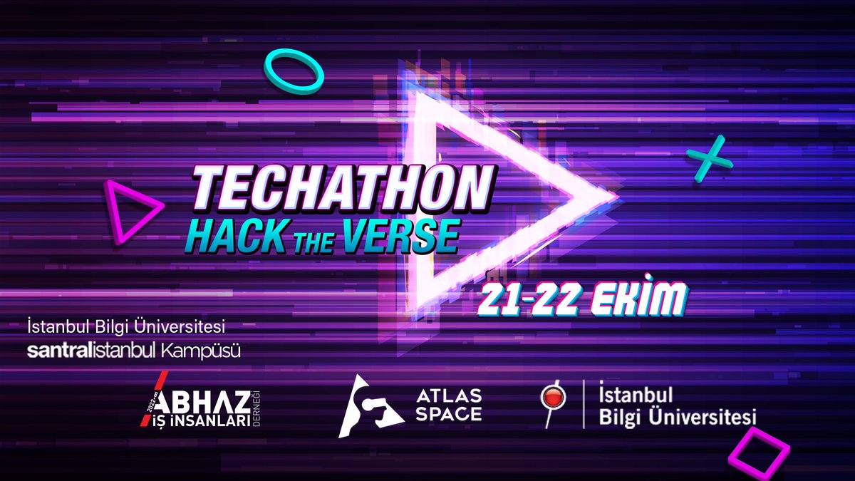 Techathonist's tweet image. 21-22 Ekim TECHATHON.