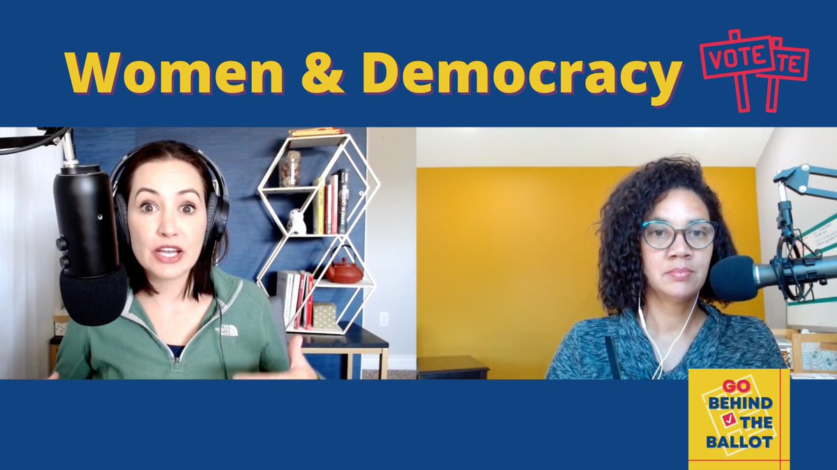 Thank you @LBJLibrary for hosting 'Women and the Future of Democracy' with @SherylCole1, @cristinanextgen, @patmitchell, @laurenleaderAIT, @valeriedowling, @FaridNaheed, @yankeebean, @AdelaRaz!

We share our #thoughts on #democracy in today's podcast show.
gobehindtheballot.com/podcast