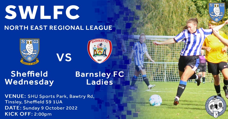 We welcome a local opponent this weekend as @LadiesBarnsley come to SHU Sports Park. They're currently third in the league, our girls will be up for this one! 📍 SHU Sports Park, Sheffield, S9 1UA 📅 9/10/22 ⏰ 2:00pm 🎟️ Free #OneTeam #WAWAW #ProudToBeOwls