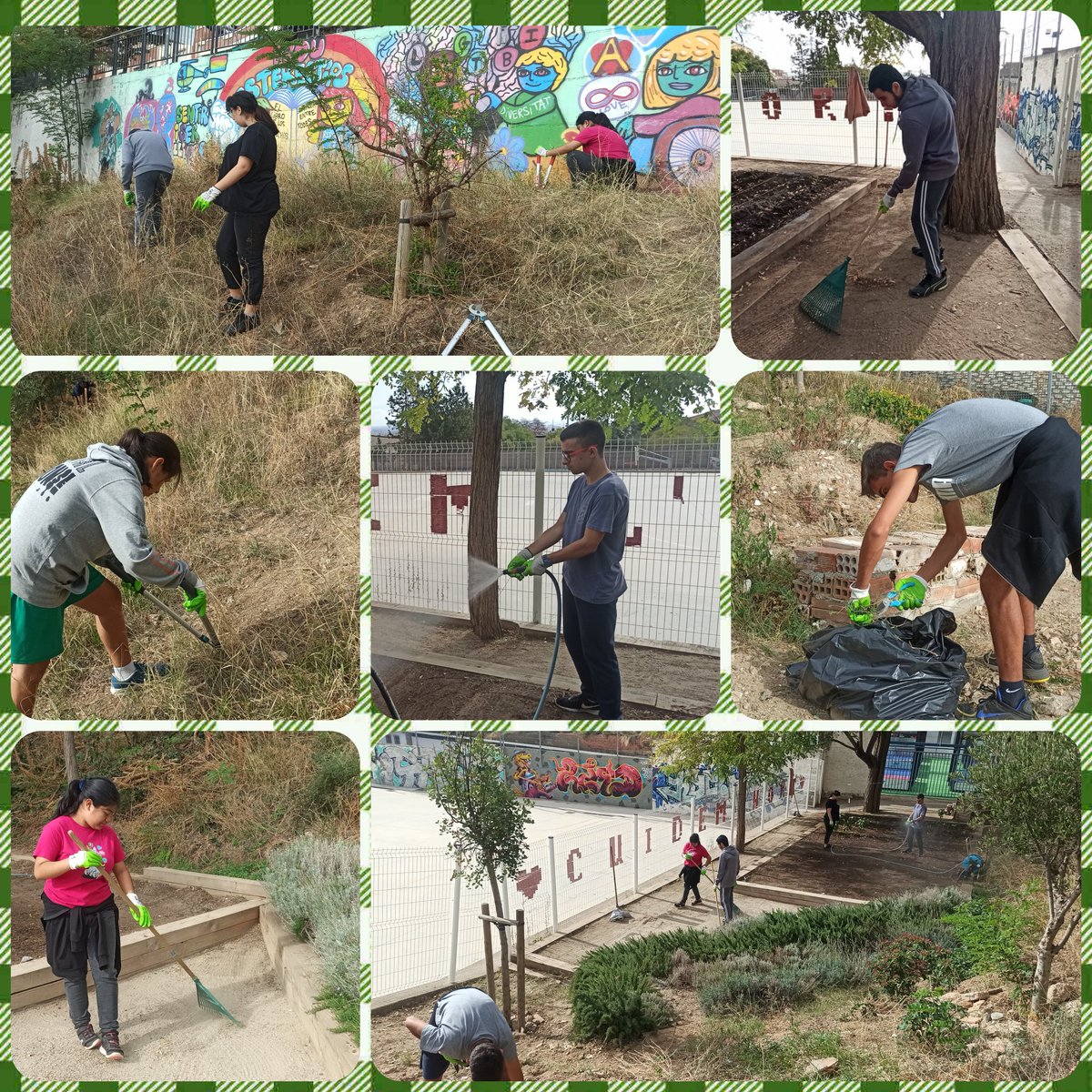 fepmontserratee's tweet photo. Aquest matí, els alumnes de #4t hem iniciat el nostre treball al #JardinetDeMontserrat!
Aprenem de la #natura mentre fem de #jardiners!
#jardineria #SomFEP #EscolesFEP #EcoFEP https://t.co/h5p0Sur804
