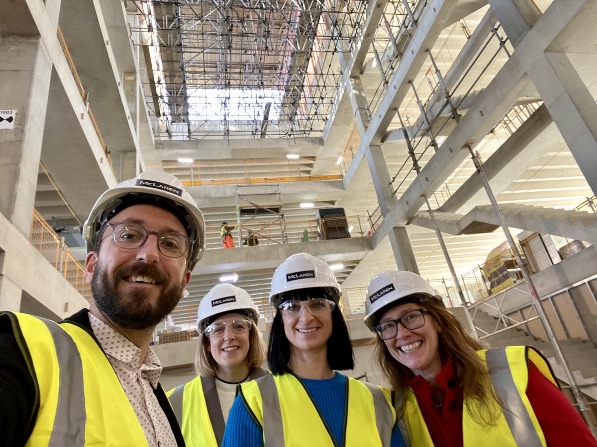 tatehindle's tweet photo. Beautiful weather today in Denmark Hill for the Topping Out Ceremony of the New Territorial Headquarters for the @salvationarmyuk  An exciting time for an exciting project with @MCLGroupPLC  @LlpRandall  @Davies_Maguire &amp; many others. https://t.co/BIsVyNsC64