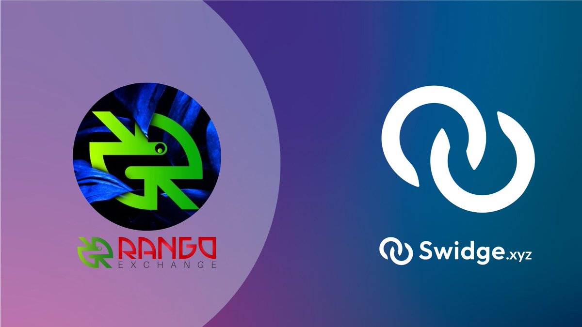 We are happy to announce that we are building on 
<a href="/RangoExchange/">Rango (💙, 🔄)</a> . 

@CommunityRango and the team are super responsive and we are looking forward to working together. 🤝

#rango #swidge