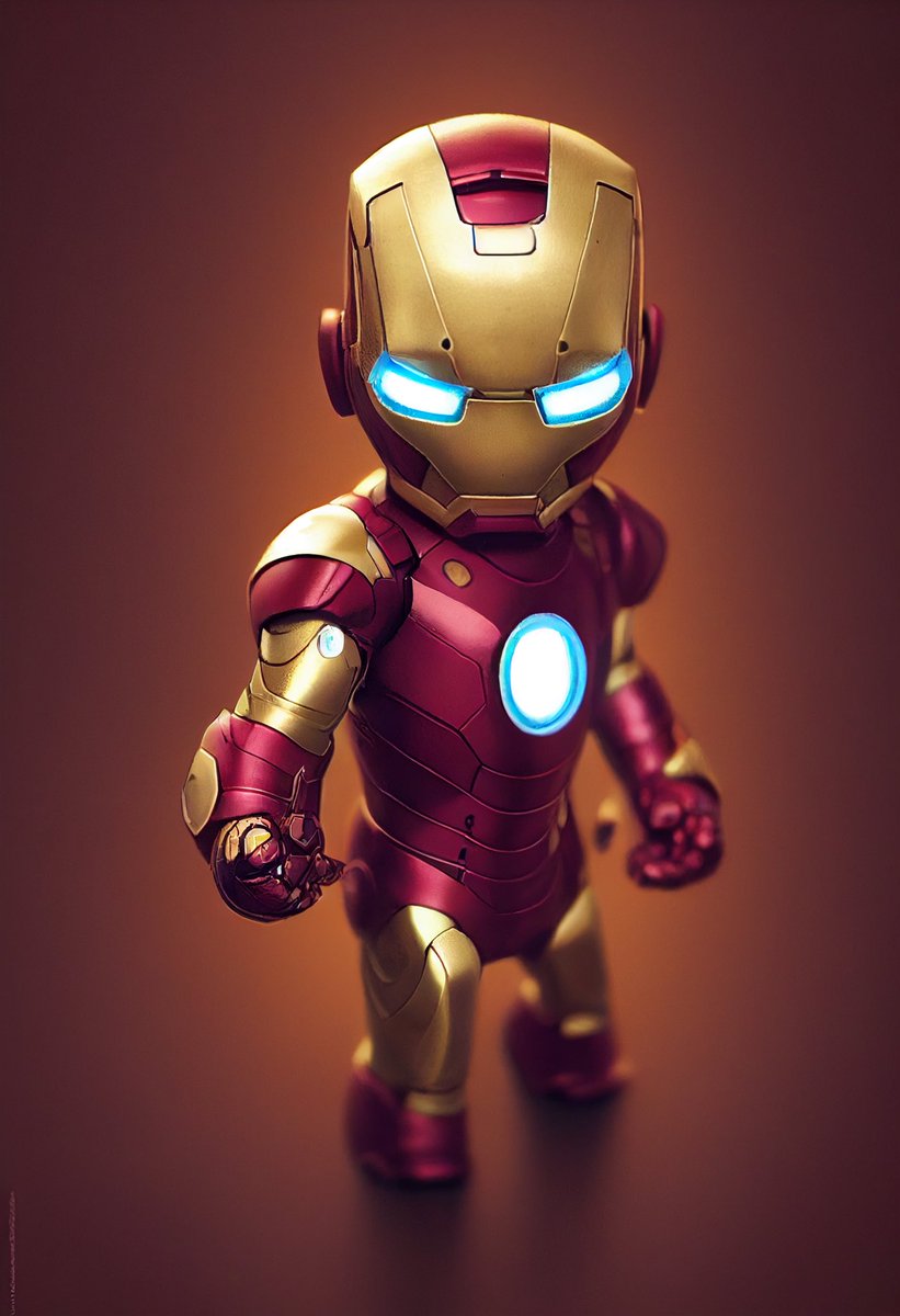 dan99ch's tweet photo. Baby Iron man. 

#ActionFigure #iroman #baby #Cartoon #Toy #cute 
#aigenerated #aigeneratedart #midjourney_bot #PicOfTheDay #midjourney #ai #midjourneyart #midjourneyai #thisisart #creativevisuals #enter_imagination #artoftheday #aiart #midjourneyartwork #digitalart #aiartists https://t.co/GS7wHXN2ci