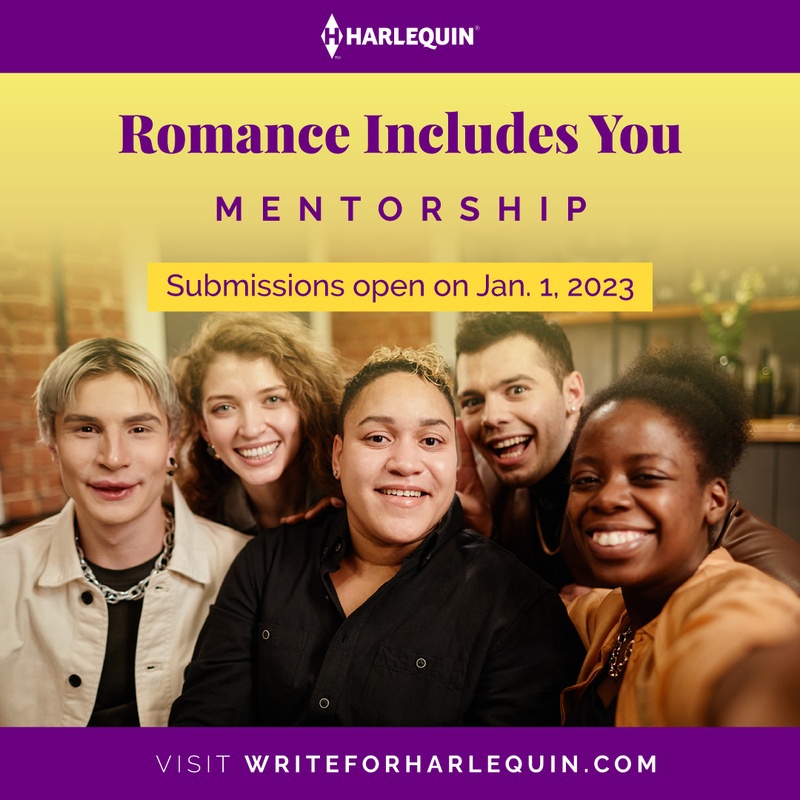 Dreaming of becoming a published romance novelist? Harlequin is looking for unpublished, debut romance writers in underrepresented communities to submit stories for the #RomanceIncludesYou Mentorship. Submissions accepted starting Jan. 1, 2023. bit.ly/3CdUlOZ