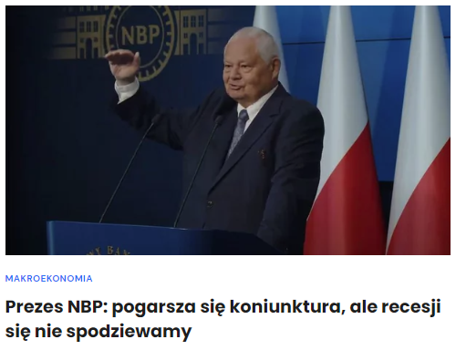 KrzysztofAtor's tweet photo. Facet, który mówił że grozi nam deflacja (przeciwieństwo inflacji) mówi, że nie będzie recesji.
Nie wiem jak Wy, a ja w takim razie szykuję się na OSTRĄ recesje! https://t.co/IZ5IFTc2tm